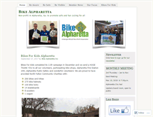 Tablet Screenshot of bikealpharetta.org